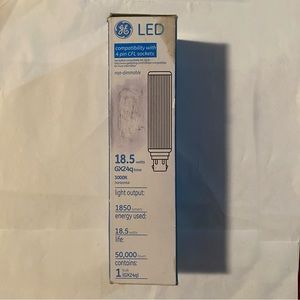 GE LED Non-Dimmable GX24Q Bulb
